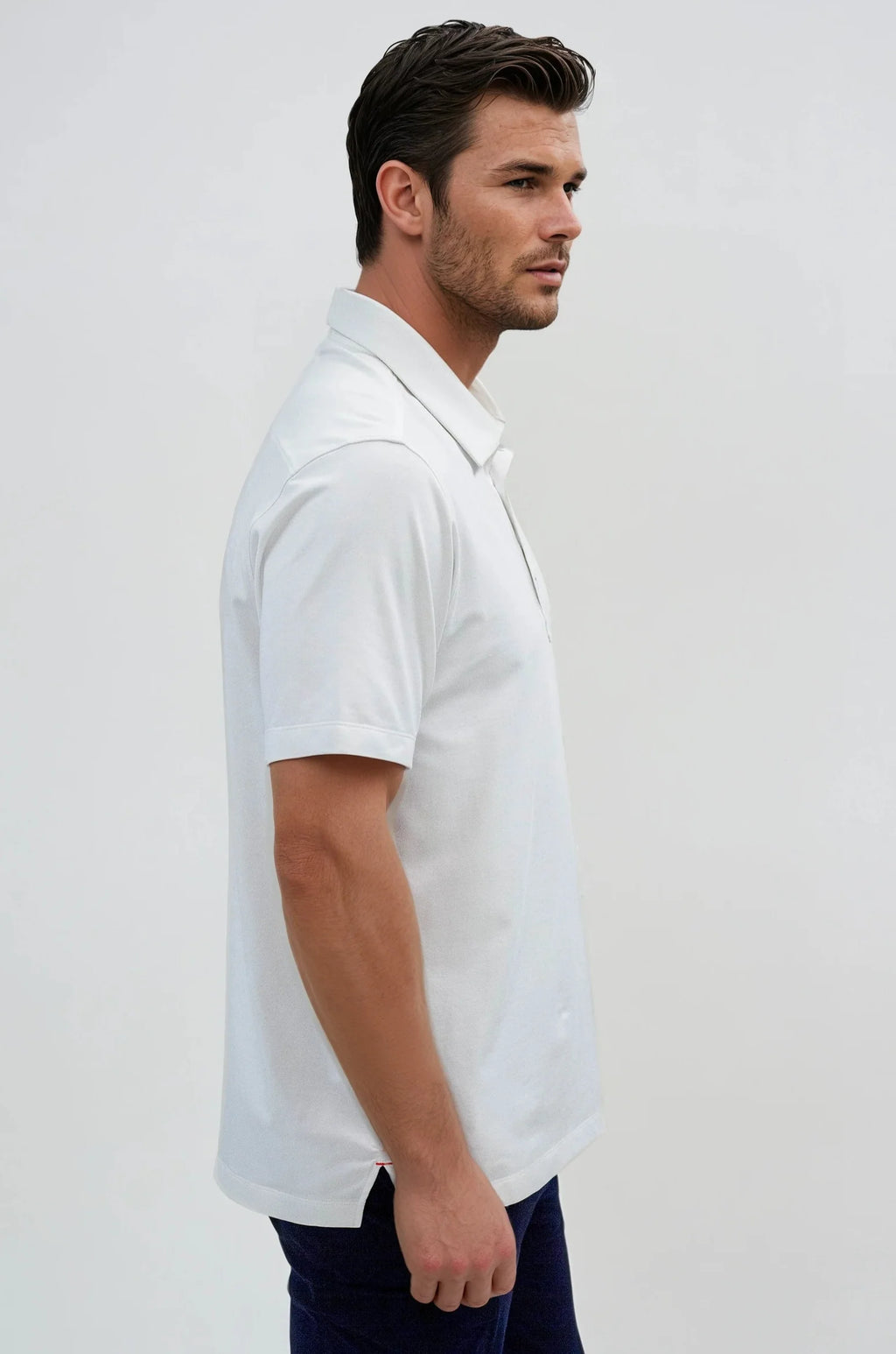 Buki Cinqo Polo - White