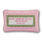 Mirror Mirror Needlepoint Pillow