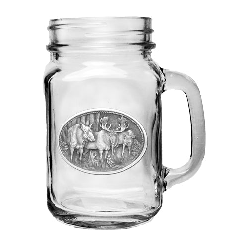 Moose Mason Jar Mug