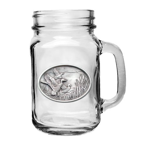 Mallard Ducks Mason Jar Mug