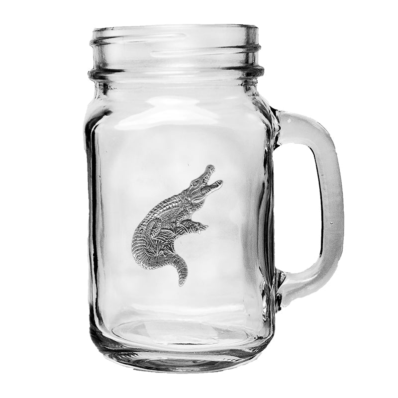 Alligator Mason Jar Mug