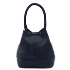Tooled Leather Bucket Bag
