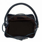 Tooled Leather Bucket Bag