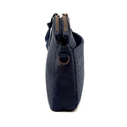 Tooled Leather Crossbody Bag