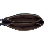 Tooled Leather Crossbody Bag