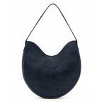 Tooled Leather Hobo Bag
