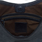 Tooled Leather Hobo Bag