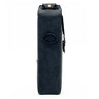 Tooled Leather Single Bottle Wine Carrier