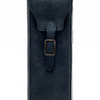 Tooled Leather Single Bottle Wine Carrier