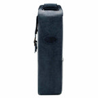 Tooled Leather Single Bottle Wine Carrier