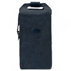 Tooled Leather Two Bottle Wine Carrier