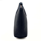 Tooled Leather Large Zippered Pouch