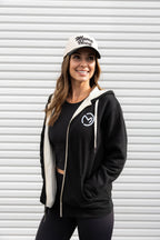 Mama Hood Sherpa Zip Up Hoodie