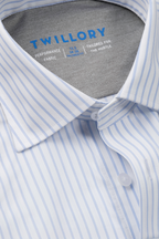 Leader Non-Iron Stripe // Thick White