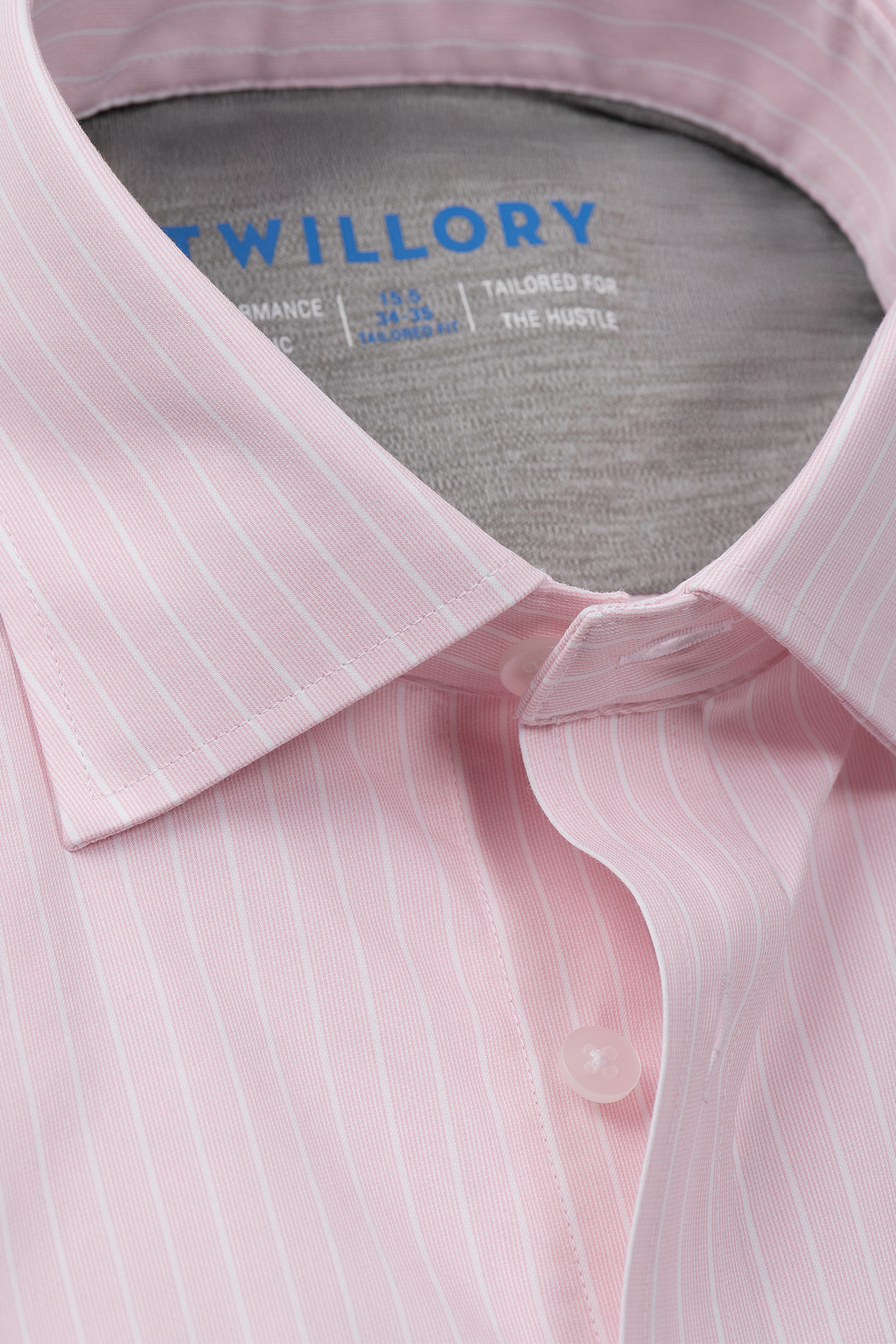 Leader Non-Iron Stripe // Thick Pink