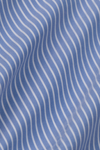 Leader Non-Iron Stripe // Mini Blue