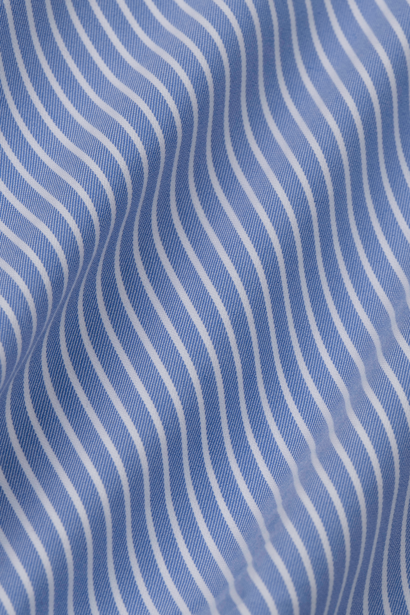 Leader Non-Iron Stripe // Mini Blue