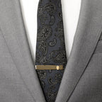 Marvel Iron Man "I Love You 3000" Textured Hidden Message Tie Bar
