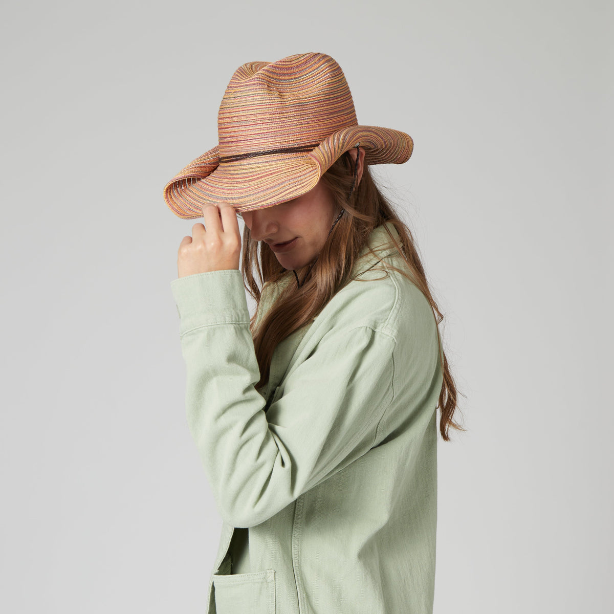 Mimi - Women's Mixed Braid Cowboy Hat
