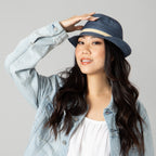 Womens Mixed Braid Fedora
