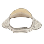 Women's Mixed Braid Visor with Velcro Strap