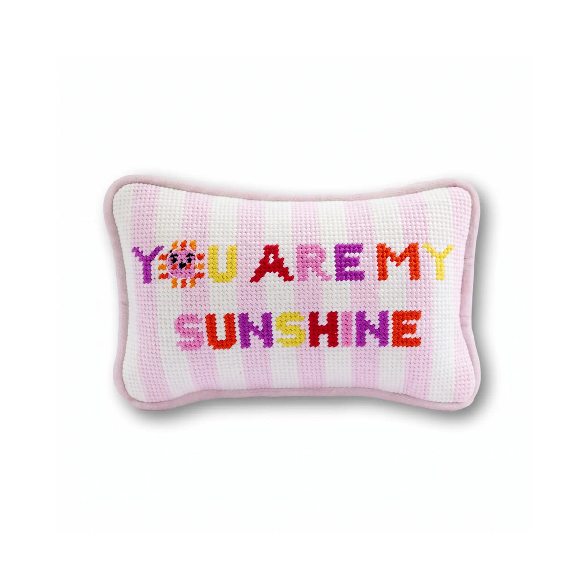 You Are My Sunshine Mini Needlepoint Pillow
