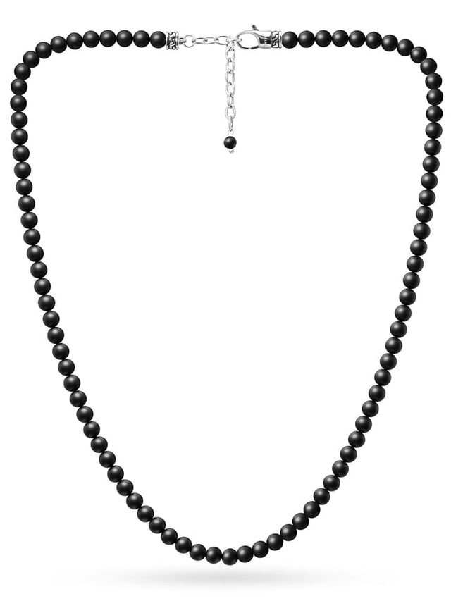 Black Onyx Beaded Necklace
