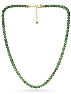 Green Jade Beaded Necklace