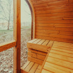 Outdoor Sauna Kit – 2-4 Person – Thermowood – Backyard Wellness – Mande MW12