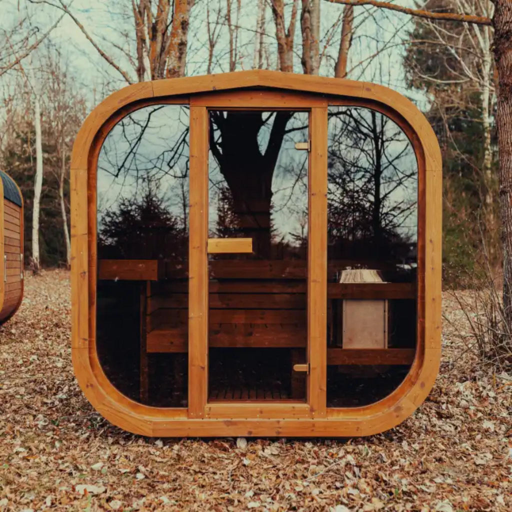 Outdoor Sauna Kit – 2-4 Person – Thermowood – Backyard Wellness – Mande MW12