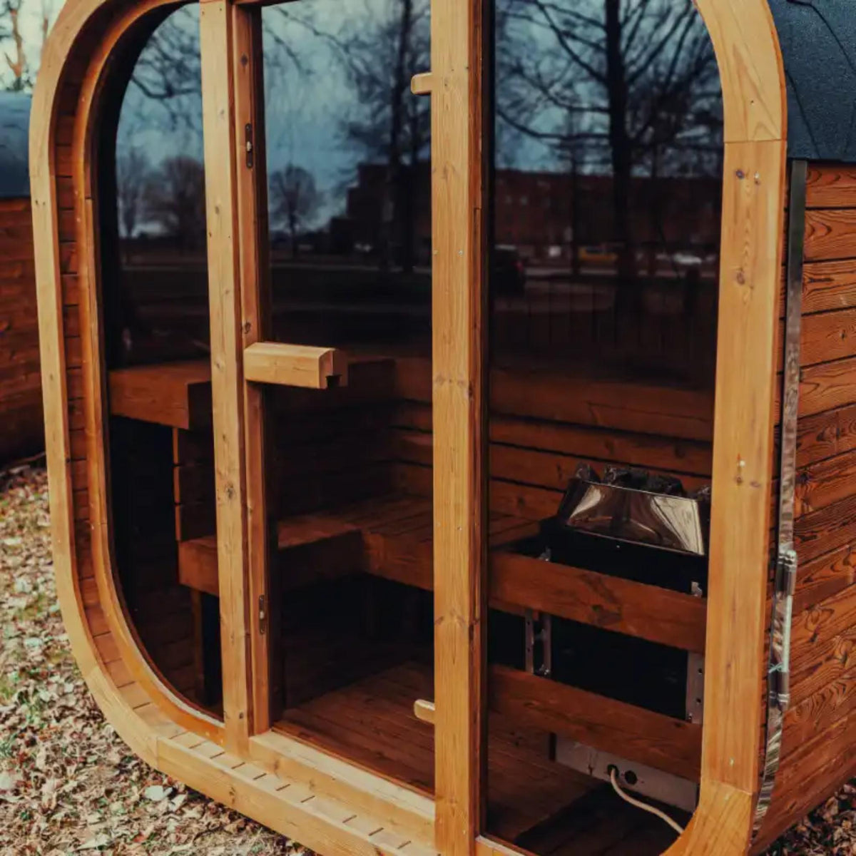 Outdoor Sauna Kit – Thermowood – Backyard Wellness – Mande MW16