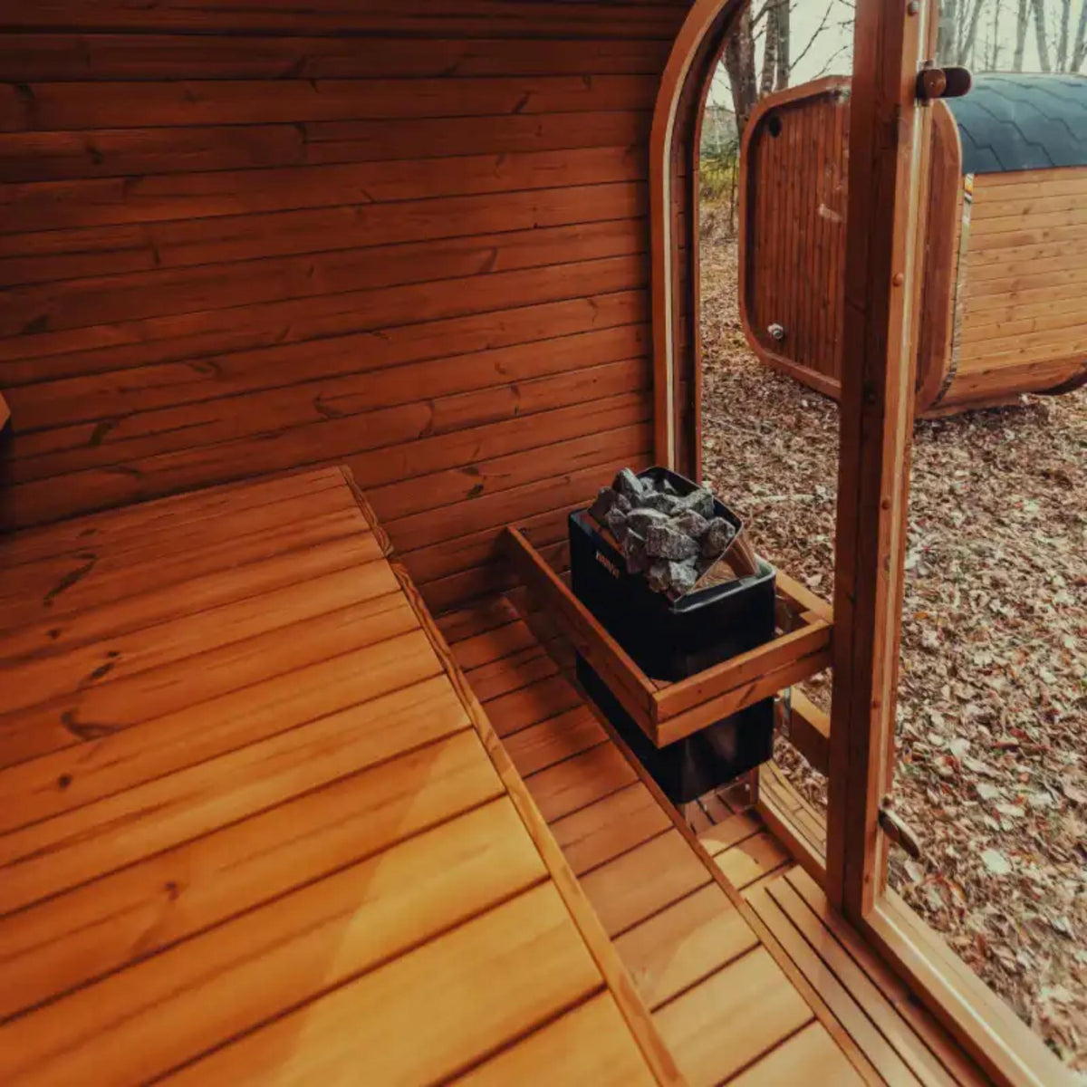 Outdoor Sauna Kit – Thermowood – Backyard Wellness – Mande MW16