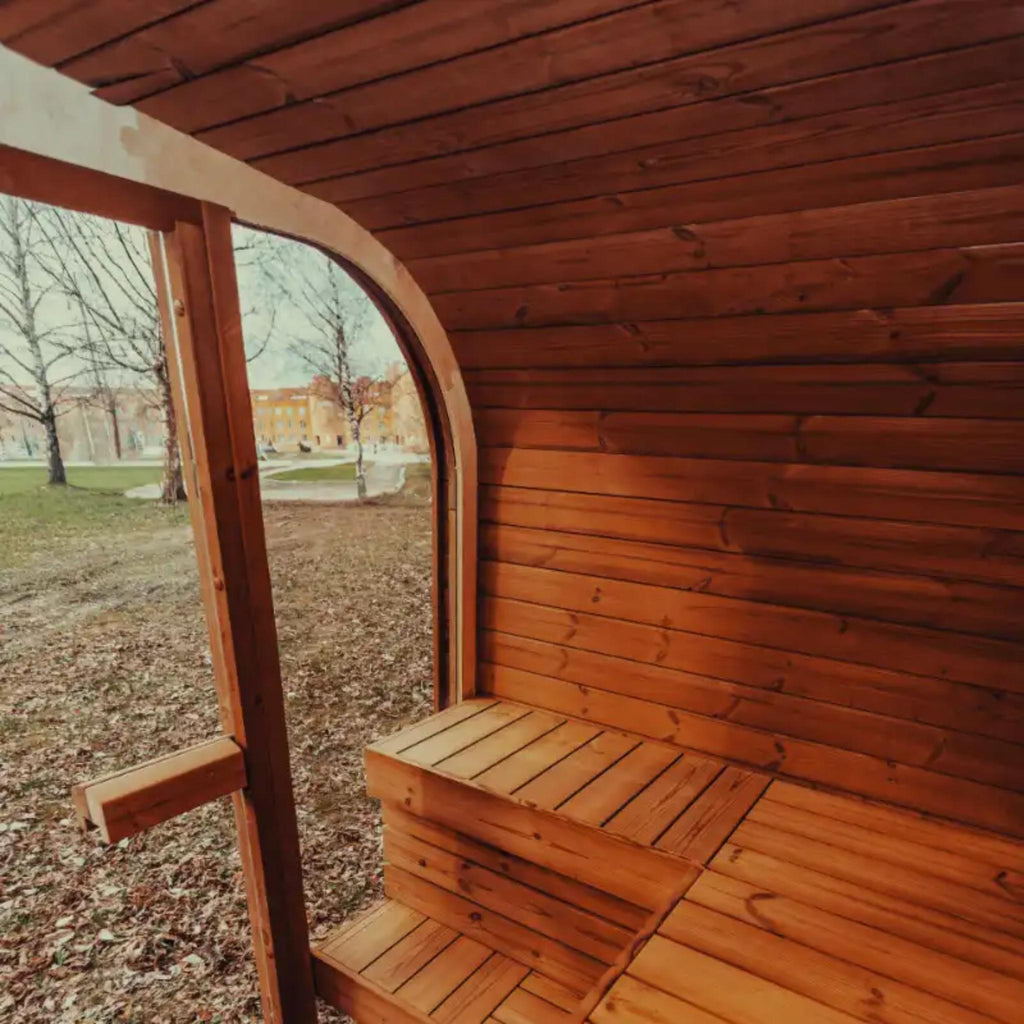 Outdoor Sauna Kit – Thermowood – Backyard Wellness – Mande MW16