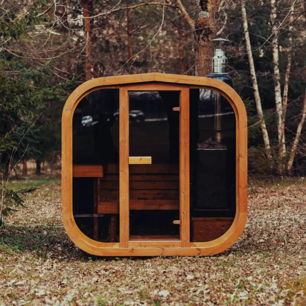 Outdoor Sauna Kit – Thermowood – Backyard Wellness – Mande MW20