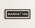 Framed Manhattan Bus Scroll
