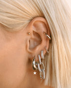 Marbella Hoops- Silver (Ships Mid June)