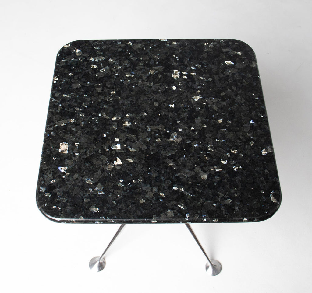 Rare Alexander Girard Side Table in Blue Pearl Granite for Herman Miller