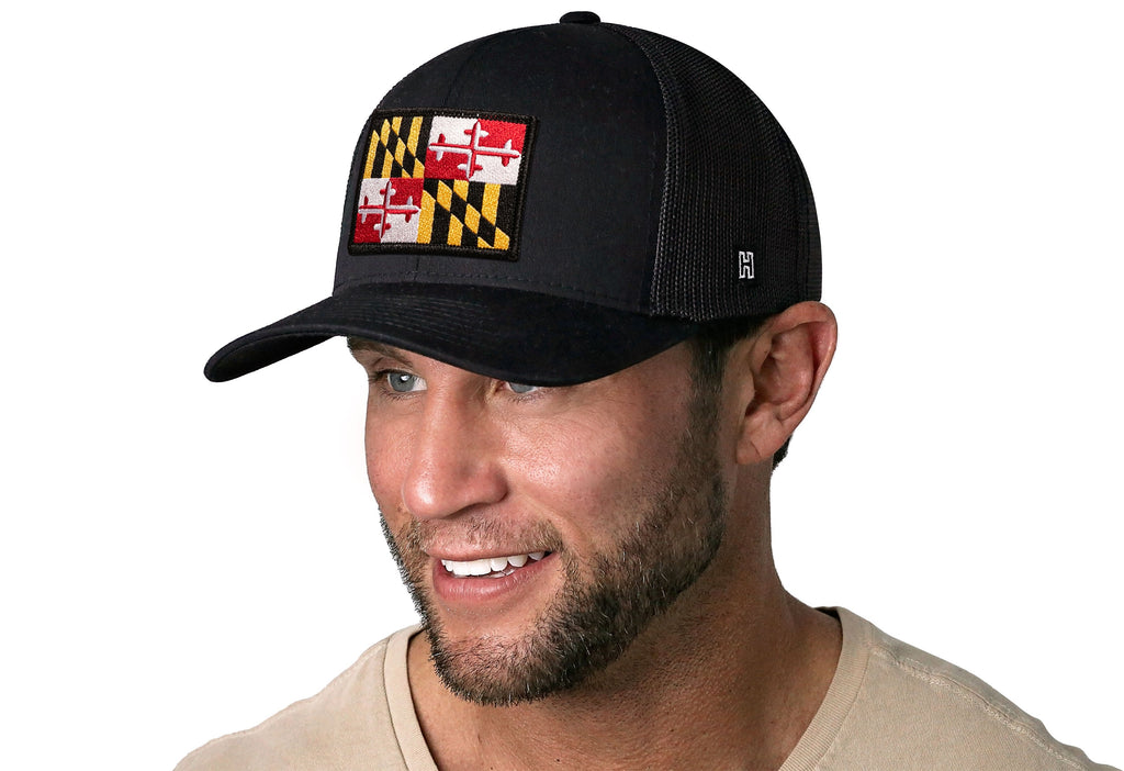 Maryland Flag Trucker Hat  |  MD Snapback