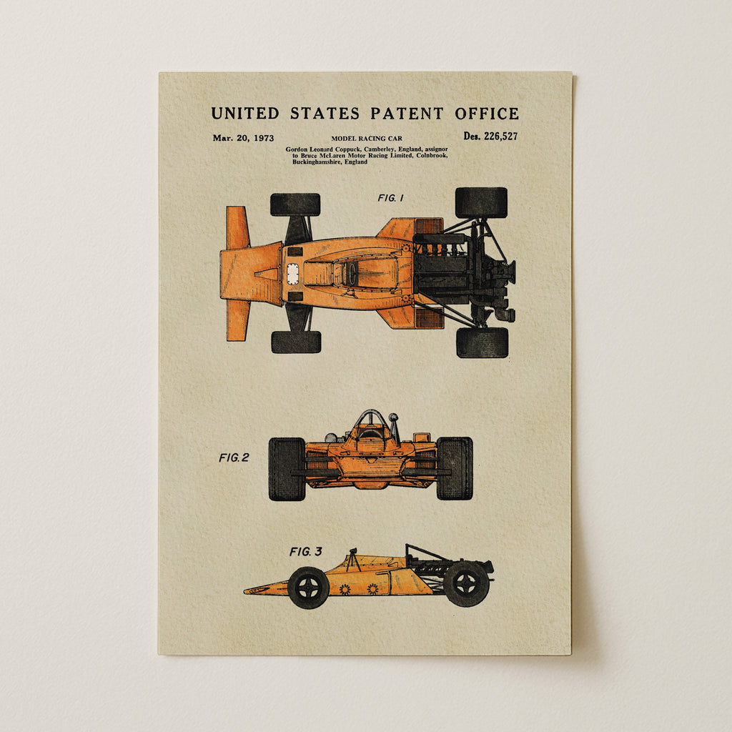 Orange Race Car (1973)