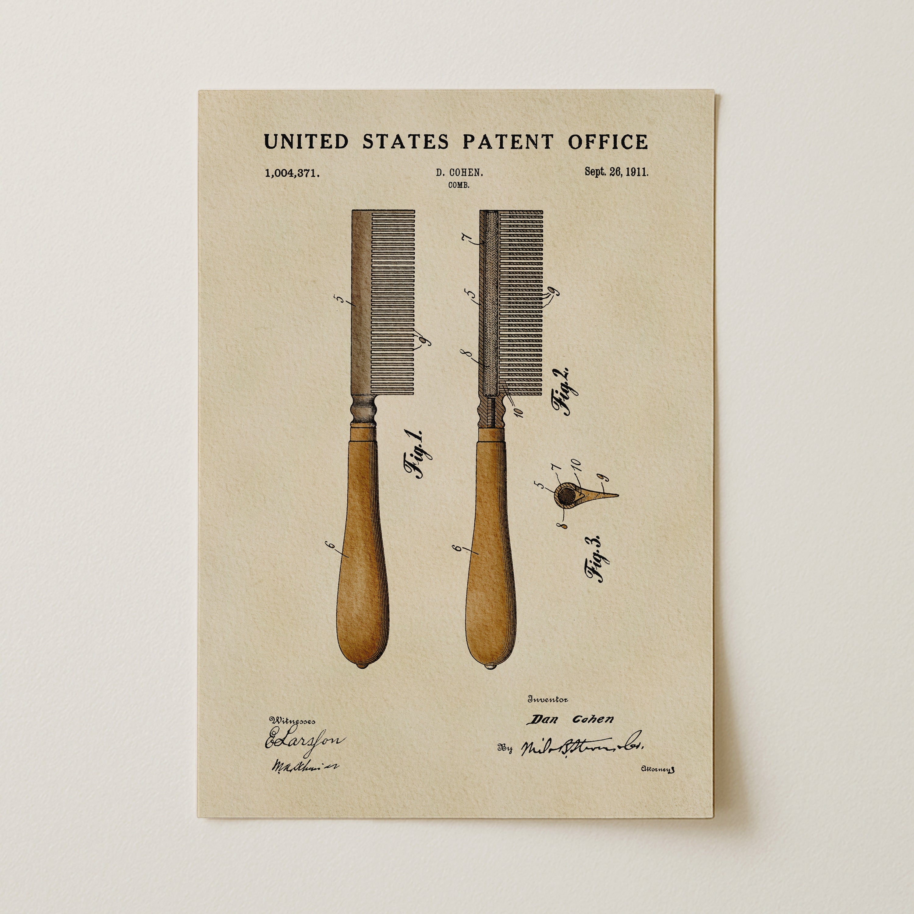 Men's Handle Comb (1911)