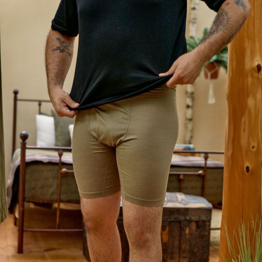 Lightweight Men's Boxer Brief - 100% Merino Wool