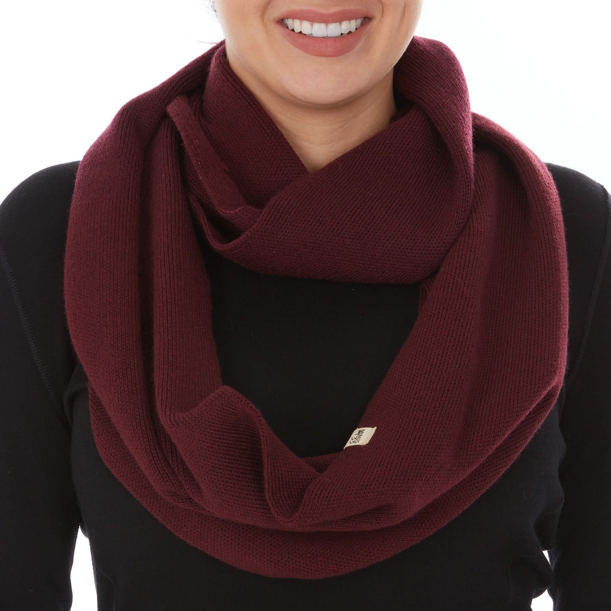 Merino Wool Infinity Loop Scarf | 100% Merino Wool