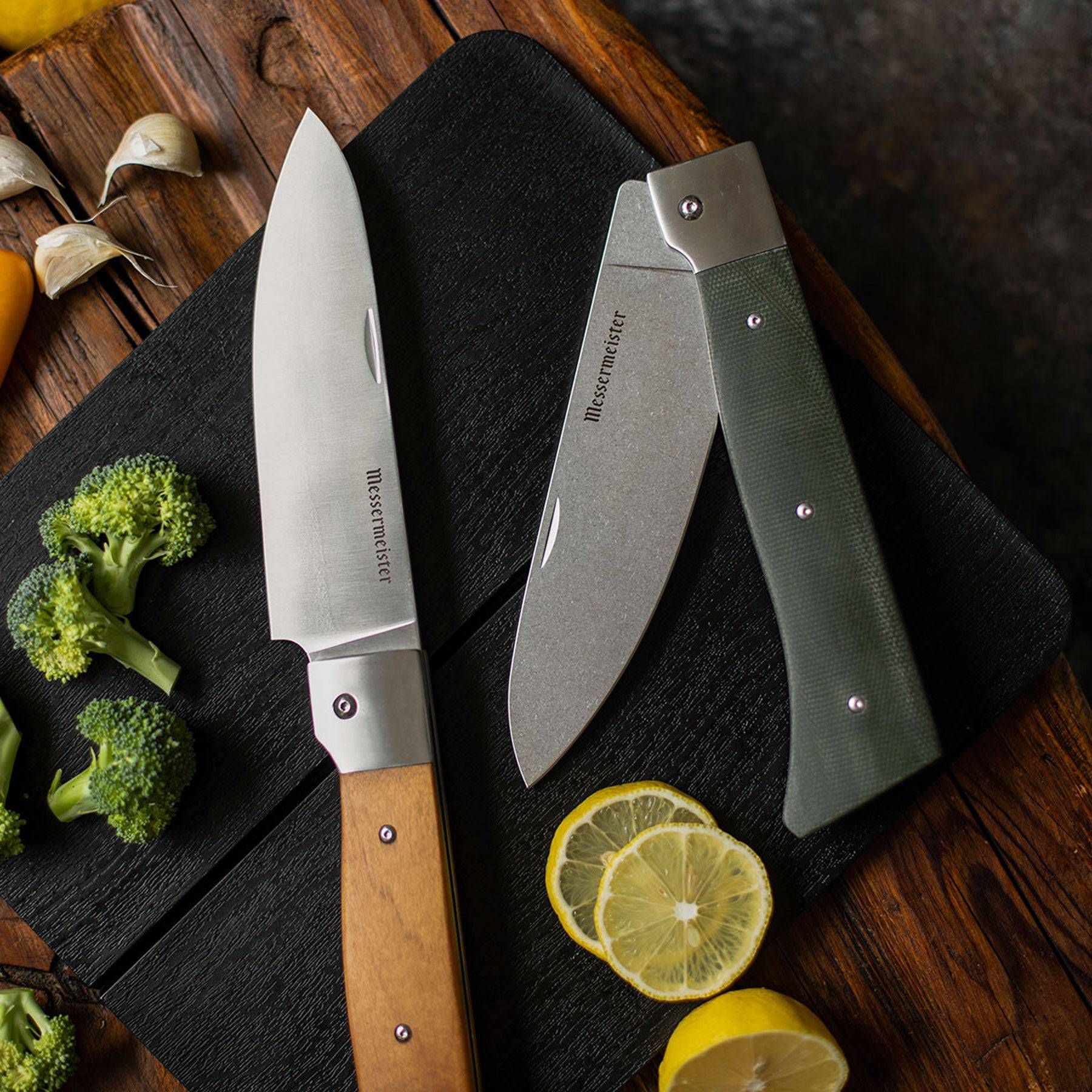 Adventure Chef Folding 6 Inch Chef's Knife - Distressed Linen