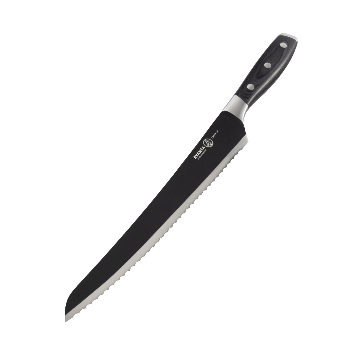 Avanta Pakkawood Kendrick Scalloped Brisket Knife - 10"