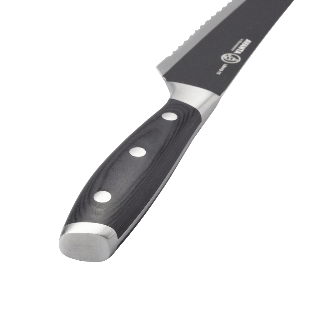 Avanta Pakkawood Kendrick Scalloped Brisket Knife - 10"
