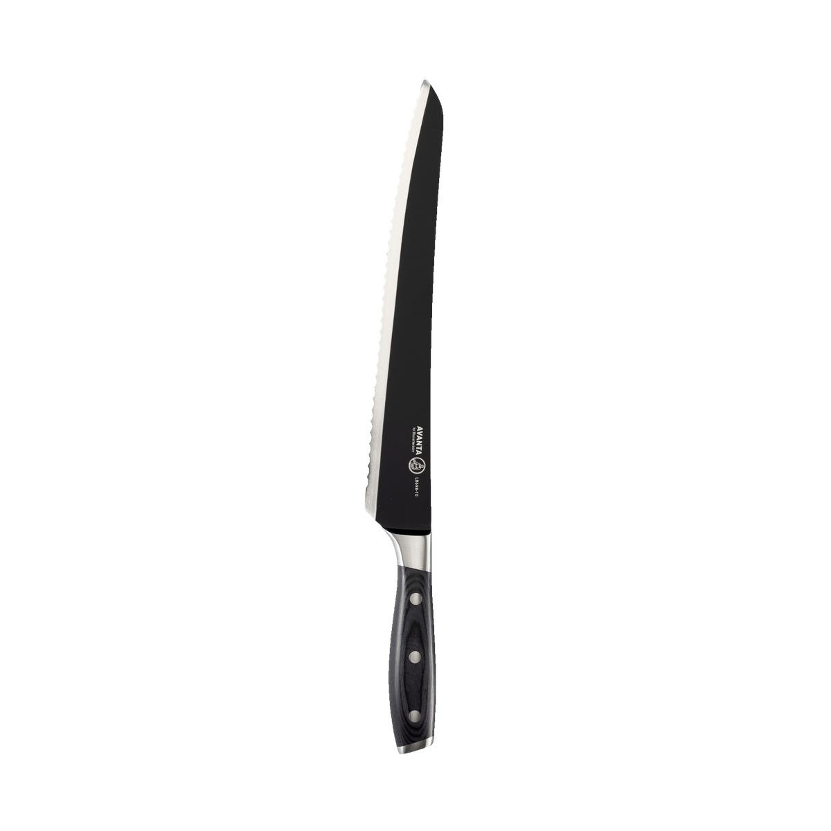 Avanta Pakkawood Kendrick Scalloped Brisket Knife - 10"