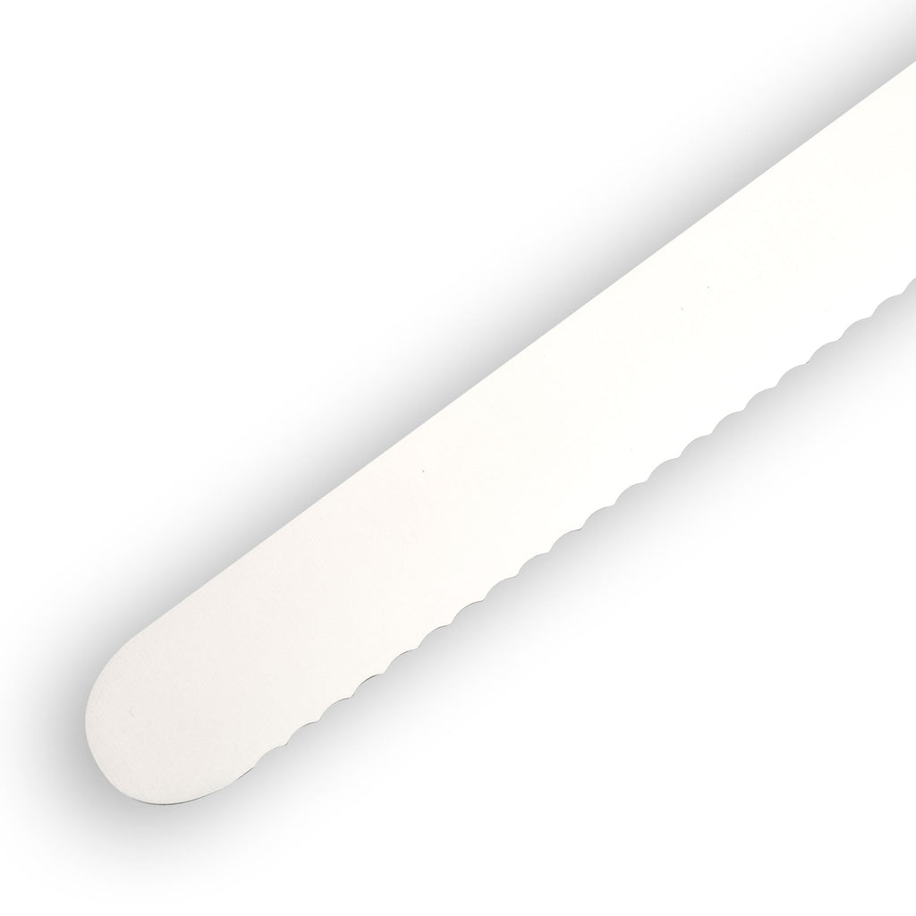 Avanta Pakkawood Scalloped Slicer - 10"