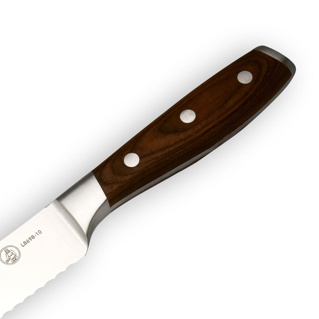 Avanta Pakkawood Scalloped Slicer - 10"
