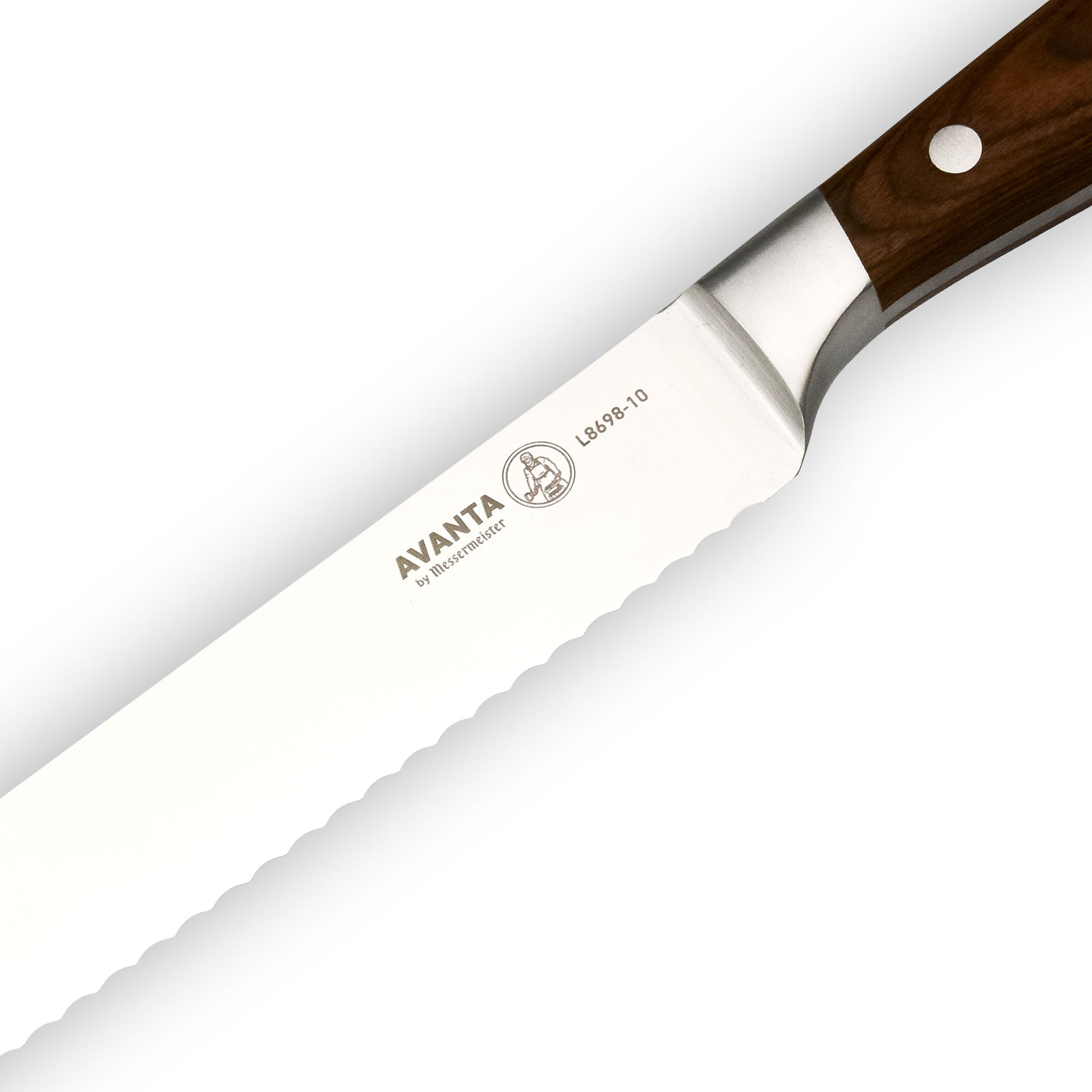 Avanta Pakkawood Scalloped Slicer - 10"
