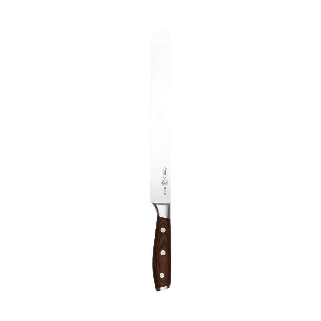 Avanta Pakkawood Scalloped Slicer - 10"